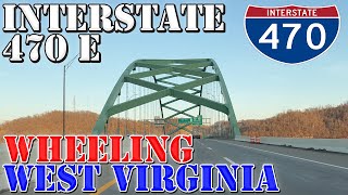 I-470 East - Wheeling - West Virginia - 4K Highway Drive