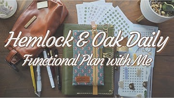 Hemlock & Oak Daily Duo | Functional Plan with Me | Setting up for 2025