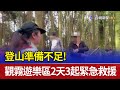 登山準備不足！ 觀霧遊樂區2天3起緊急救援