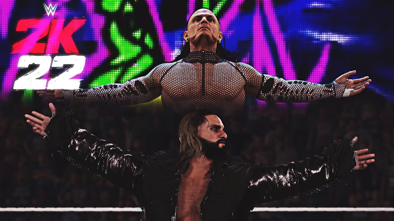 Seth Rollins vs Jeff Hardy - United States Championship Match - PC Gameplay - Mods (4K 60FPS)