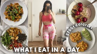 WHAT I EAT IN A DAY | COUNTING CALORIES as an INTUITIVE EATER | 2700+ calories
