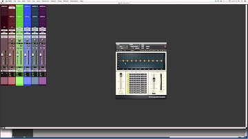 387  How To Equalize With The Q10 Plug In Inside Protools