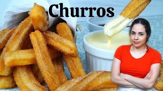 How to make DELICIOUS HOMEMADE CHURROS | Easy churro recipe!