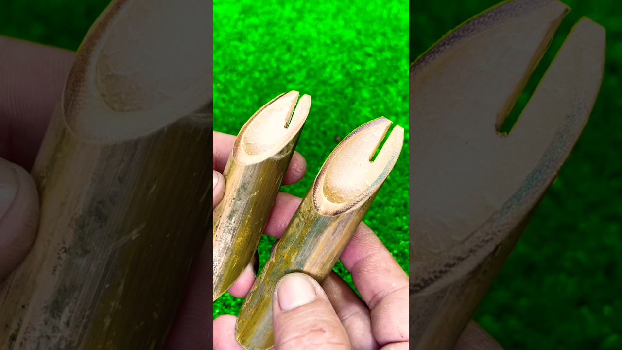 Simple idea # Craft Bamboo # Unique design # New knot # For slingshot