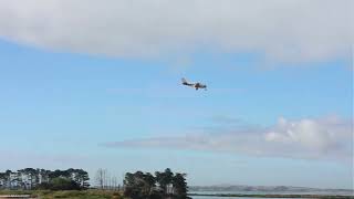 Three Planes Landing At Auckland Airport