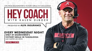 Hey Coach & The Kalen DeBoer Show presented by Alfa Insurance Guide