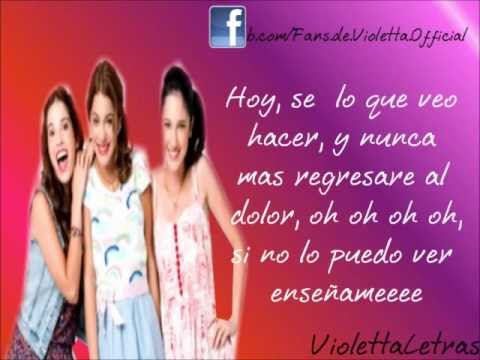 Letra Junto A Ti: Violetta,Francesca y Camila (Martina,Lodovica y Candelaria) HD