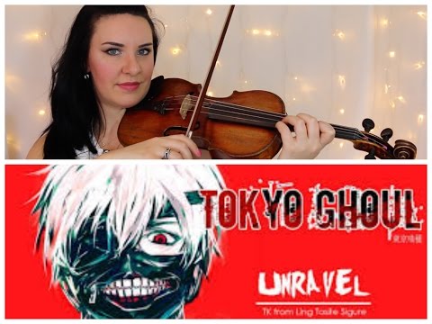 TOKYO GHOUL: UNRAVEL | Easy VIOLIN Tutorial | 東京喰種(トーキョーグール)ヴァイオリンチュートリアル