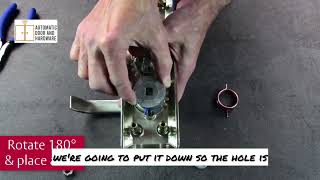 Quick Fix: Changing Hand on Corbin Russwin 900 Lever Trim