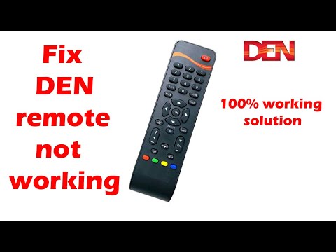 Den Remote Control FIX Den remote not working properly - YouTube