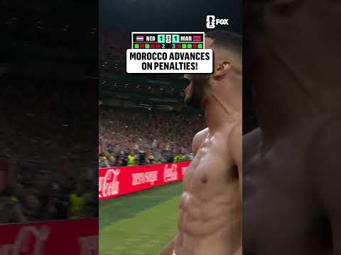 MOROCCO WINS IN PENALTIES 🇲🇦 Ismael Saibari with the winning penalty!