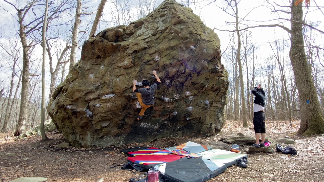 Frankenrock Bouldering - Frankenstein's Lab V7 - YouTube