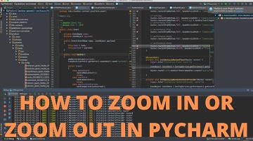 HOW TO ZOOM IN OR ZOOM OUT IN PYCHARM 🔎🔎🔎.