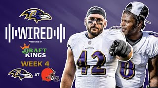 Wired: Pat Ricard Mic'd Up for Huge Day for Offense, Lamar Jackson vs. Browns | Baltimore Ravens