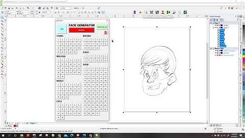 Face Generator CorelDraw Macro