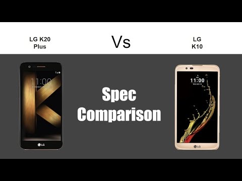 Video: LG K20 Plus Pret LG K10 (2017): Viedtālruņu, Funkciju Apskats Un Salīdzinājums