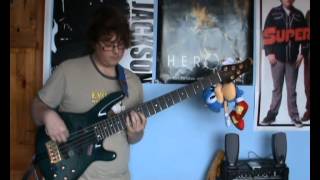Sonic 2 -- FINAL BOSS bass cover - Nick Latham