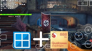 Winlator 7.1.3 glibc|COD blackOps Gameplay 60FPS|Windows Emulator| Zombie Map |Kino DerTotem|Android