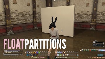 TUTORIAL: How to float partitions and walls in FFXIV | Works in Dawntrail!