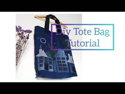 Diy Tote Bag Tutorial/ Siuvame kartų/ krepšys, rankinė visom progom.