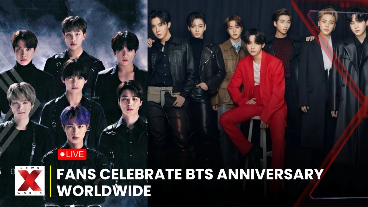 BTS LIVE: 12 Years Of BTS: Fans Cheer As Members Return From