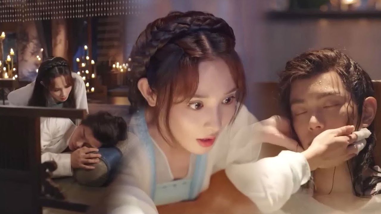 Маркиз спас свою жену и обморок, Золушка отнесла его в постель, чтобы позаботиться о нем!