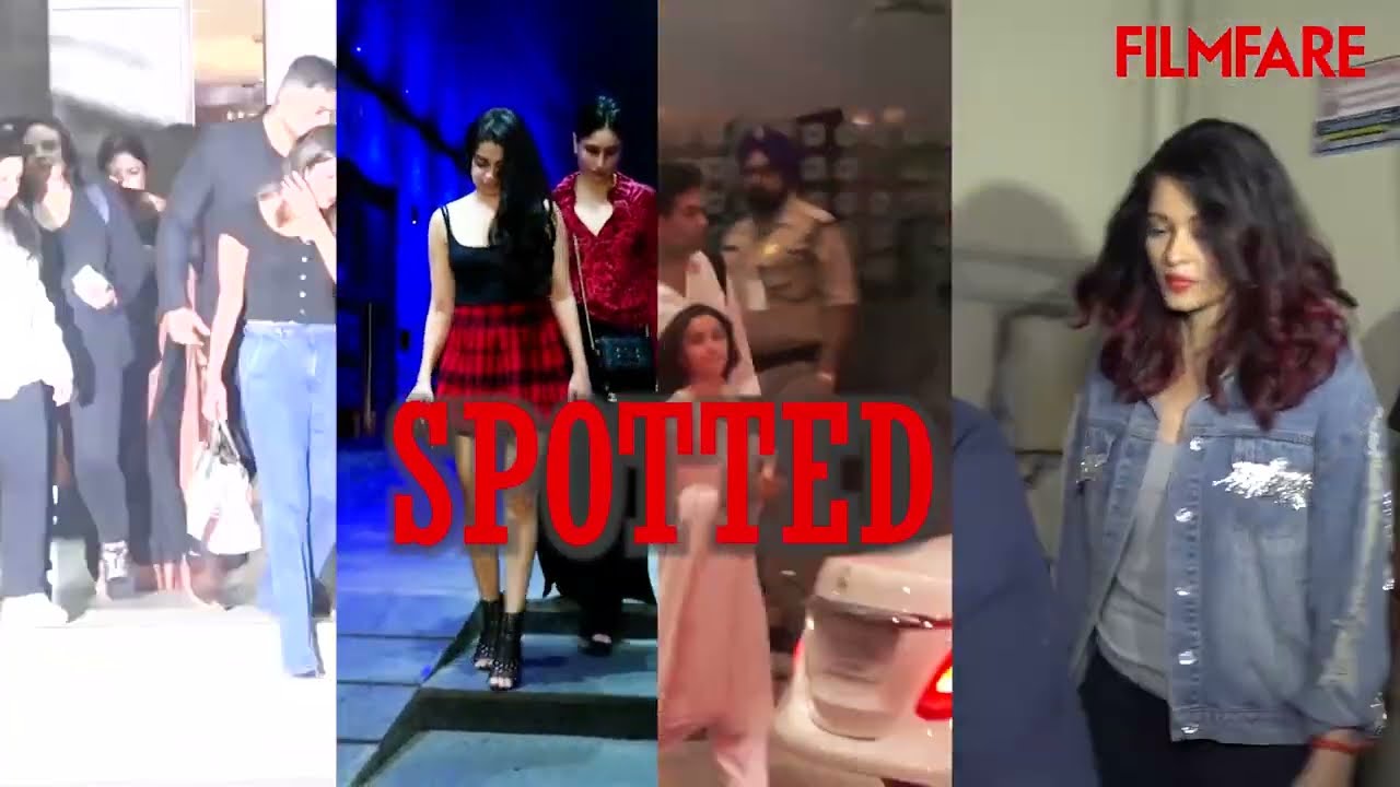 Celebrity Spotting | Stars Spotted out and about in the city | Filmfare