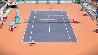 Tennis World Tour - John McEnroe vs Andre Agassi Gameplay - Legends Edition