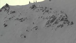 Grant Johnson Crested Butte Telemark Extremes 2011 headwall run