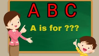 📚English Alphabet | Learn Alphabet A to Z | Learning A for Apple