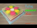 PUDING MAWAR KACA 3 LAPIS || enak dan cantik