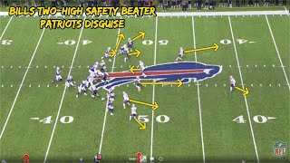 Bills QB Josh Allen Pre to Post Snap Struggles | Two High Safety Beater