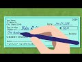 Making Cents: Writing a Check