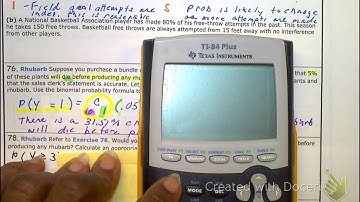 6.3A  Binomial Distribution -probabilities