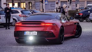 Aston Martin DBS Superleggera in Warsaw | exhaust sound, revs, acceleration