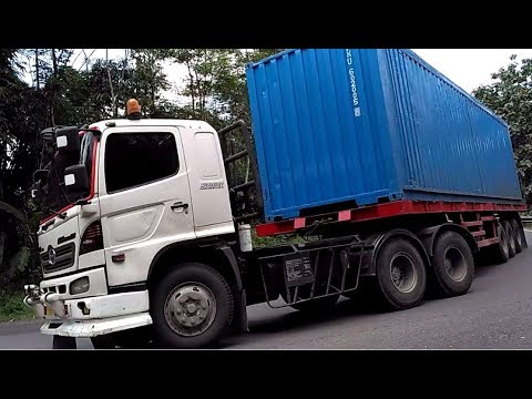 Truck Trailer Truk  Kontainer  Truk  Tronton Hino 500 Fuso  