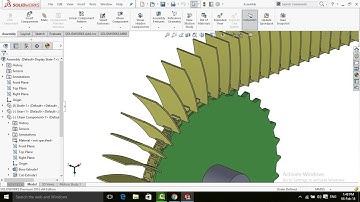 SolidWorks Tutorial: Chain Bucket Conveyor (Buckets move along with Chain)