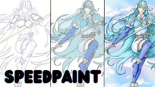 Speedpaint ~ Frelian Azura [Fire Emblem Fates/Heroes]