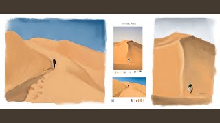 Drawing Quick Desert 20 Minute Art Studies