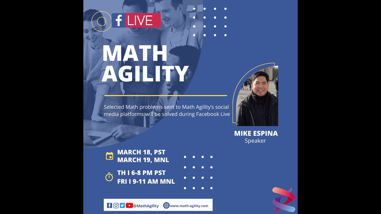 Math Agility Live Ep.  1