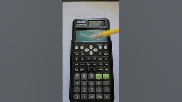 How to solve quadratic equations using Casio fx-991ES scientific calculator
