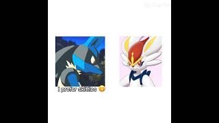 I prefer skittles :3 #lucario//#cinderace//#funny