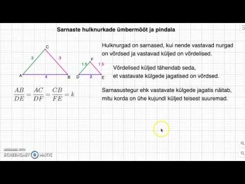 Video: Milline on suhe kolmnurga välis- ja sisenurkade vahel?