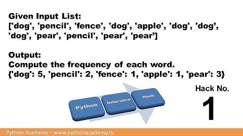 1 PIH Frequency Count of List Elements