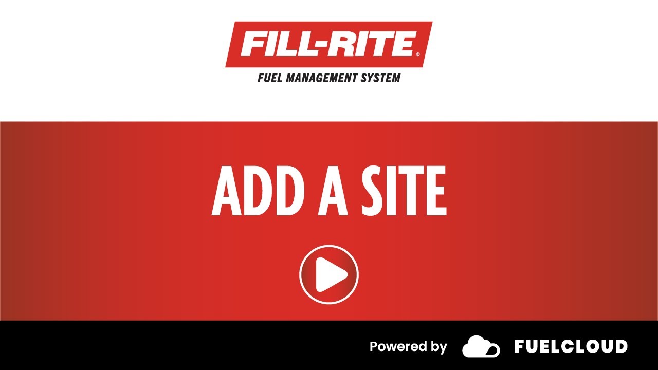 Fill-Rite FMS Web Portal Training: Add a Site - YouTube