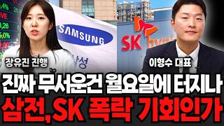 진짜 무서운건 월요일에 터지나 "삼전,SK 폭락 기회일까 위험신호일까" (이형수 대표, 장유진 진행 / 2부)