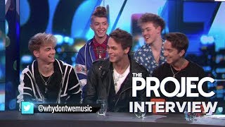 Why Don't We interview at The Project