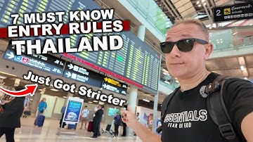 7 THAILAND Entry Rules You Must Know Now | New Visa Checks That Just Got Stricter #livelovethailand