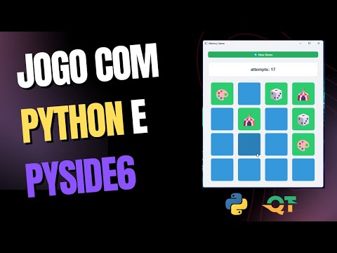Create a GUI game using Python and Qt