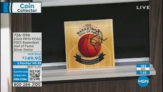 2020 PR70 DCAM PCGS FDOI Basketball Hall of Fame Silver ...